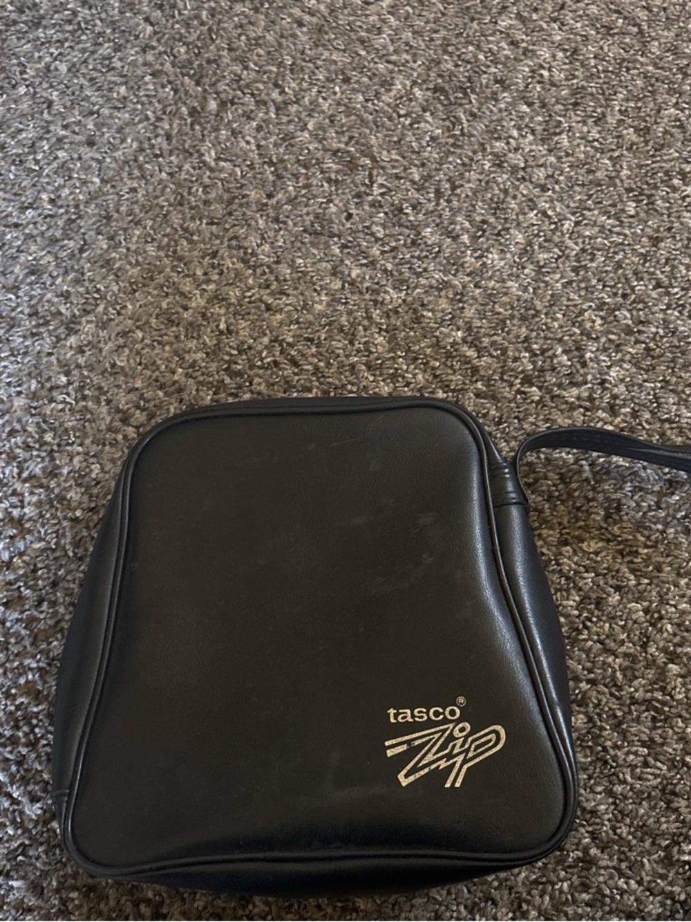 Zip Up Black Camera Case